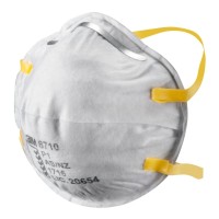 3M Respirator Classic 8710 Cupped Standard White 20 Pack