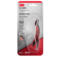 3M Flat Temple Eyewear Anti Scratch 47010H1-DC Clear Lens
