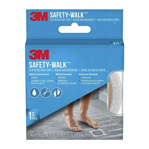 3M Safety Walk Slip Resistant Tape 220C-R1X180 25.4 mm x 4.57 m Clear 3M Safety Walk Slip Resistant Tape 220C-R1X180 25.4 mm x 4.57 m Clear