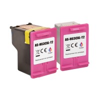 ECO SAVER HP63XL Remanufactured Colour Inkjet - 2 PACK