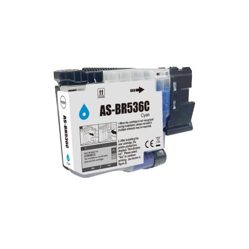 Brother LC536C Cyan Ink Cartridge 900 Pages - Compatible Brother LC536C Cyan Ink Cartridge 900 Pages - Compatible