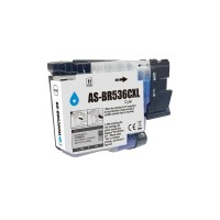 Brother LC536XLC Cyan Ink Cartridge 1500 Pages - Compatible