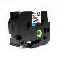 Brother TZE-251 Black on White Label Tape 24mm x 8m - Compatible Brother TZE-251 Black on White Label Tape 24mm x 8m - Compatible