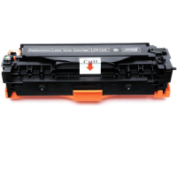 HP CC530A - CE410X Canon CART318BK - CART418BK Black Toner - Compatible