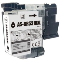 Brother LC531XLBK Black Ink Cartridge 350 pages - Compatible Brother LC531XLBK Black Ink Cartridge 350 pages - Compatible