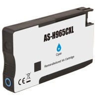 HP 965XL - 3JA81AA High Yield Cyan Ink 1600 Pages - Compatible