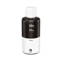 HP 32XL - 1VV24AA High Yield Black Ink Bottle 6,000 Pages - Compatible HP 32XL - 1VV24AA High Yield Black Ink Bottle 6,000 Pages - Compatible
