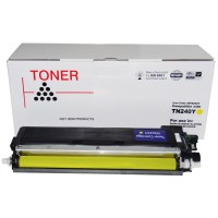 Brother TN240Y Yellow Toner Cartridge - Compatible Brother TN240Y Yellow Toner Cartridge - Compatible