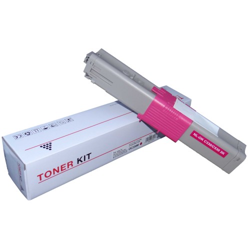 Oki C310 - 44469756 Magenta Toner 3,000 Pages - Compatible WB Oki C310 - 44469756 Magenta Toner 3,000 Pages - Compatible WB