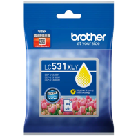Brother LC531XLY Yellow Ink Cartridge 350 Pages - Genuine Brother LC531XLY Yellow Ink Cartridge 350 Pages - Genuine