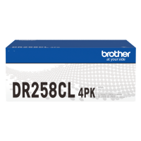 Brother DR258CL4PK Four Pack of Drums 30,000 Pages - Genuine