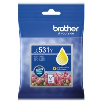 Brother LC531Y Yellow Ink Cartridge 200 pages - Genuine Brother LC531Y Yellow Ink Cartridge 200 pages - Genuine