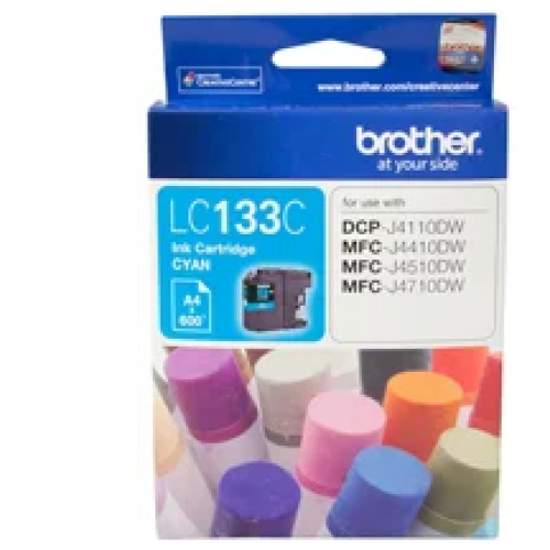 Brother LC133C Cyan Ink Cartridge 600 pages - Genuine Brother LC133C Cyan Ink Cartridge 600 pages - Genuine