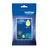 Brother LC536Y Yellow Ink Cartridge 900 Pages - Genuine Brother LC536Y Yellow Ink Cartridge 900 Pages - Genuine