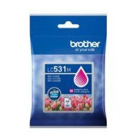 Brother LC531M Magenta Ink Cartridge 200 Pages - Genuine Brother LC531M Magenta Ink Cartridge 200 Pages - Genuine