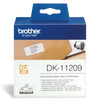 Brother DK11209 29mm x 62mm Small Address Labels - Genuine Brother DK11209 29mm x 62mm Small Address Labels - Genuine