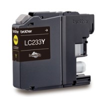 Brother LC233Y Yellow Ink Cartridge 550 Pages - Genuine