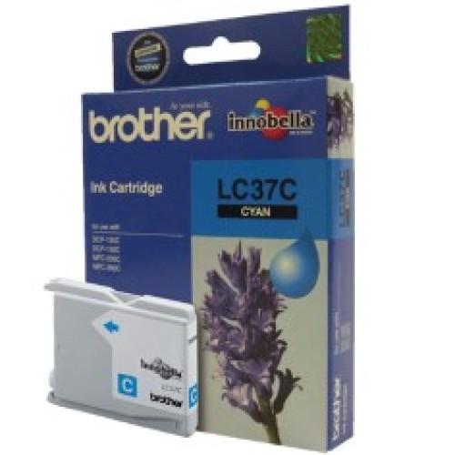 Brother LC37C Cyan Ink Cartridge 300 Pages - Genuine Brother LC37C Cyan Ink Cartridge 300 Pages - Genuine