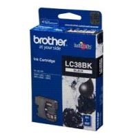 Brother LC38BK Black Ink Cartridge 300 Pages - Genuine