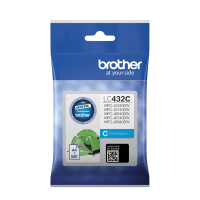 Brother LC432C Cyan Ink Cartridge 550 Pages - Genuine