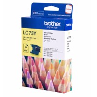 Brother LC73Y Ink Cartridge - Yellow 600 Pages - Genuine Brother LC73Y Ink Cartridge - Yellow 600 Pages - Genuine