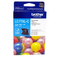 Brother LC77XLC Cyan Ink Cartridge 1200 Pages - Genuine Brother LC77XLC Cyan Ink Cartridge 1200 Pages - Genuine