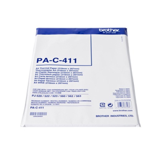 Brother PA-C-411 Pocket Jet A4 Paper - Genuine Brother PA-C-411 Pocket Jet A4 Paper - Genuine