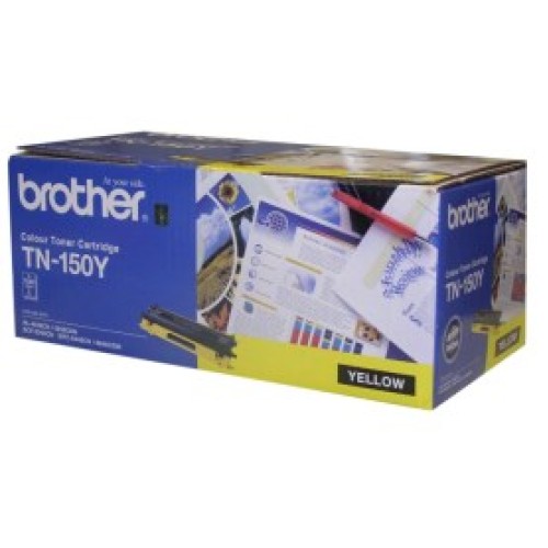 Brother TN150Y Toner Cartirdge - Yellow - Genuine Brother TN150Y Toner Cartirdge - Yellow - Genuine