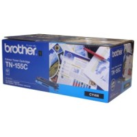Brother TN155C High Yield Toner Cartridge- Cyan - Genuine