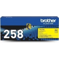 Brother TN258Y Yellow Toner 1,000 Pages - Genuine