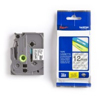 Brother TZE131 12mm Black on Clear Label Tape - Genuine