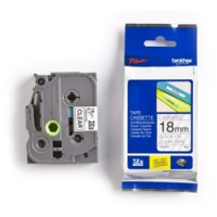 Brother TZE141 18mm Black on Clear Label Tape - Genuine