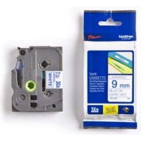 Brother TZE223 9mm Blue on White Label Tape - Genuine