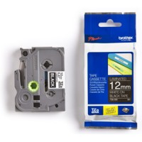 Brother TZE335 12mm White on Black Label Tape - Genuine