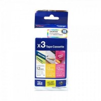Brother TZE33M3 12mm label tape value 3-pack - Genuine