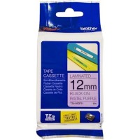 Brother TZEMQF31 Black on Pastel Purple Tape 12mm x 4m - Genuine