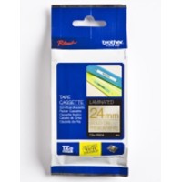 Brother TZePR254 24mm Label Tape Gold on Glitter White - Genuine