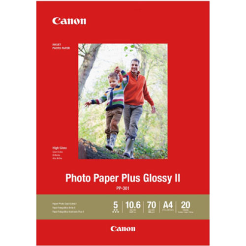 Canon PP-301 Glossy II Photo Paper 20 Sheets 275gsm A4 Canon PP-301 Glossy II Photo Paper 20 Sheets 275gsm A4