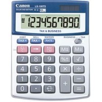Canon LS100TS 10 Digital Tilt Screen Mini Desktop Tax Calculator