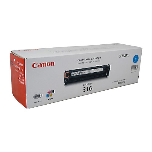 Canon CART316C Cyan Toner - Genuine Canon CART316C Cyan Toner - Genuine