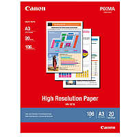 Canon HR101A3II High Resolution Paper 20-Pack 106gsm A3