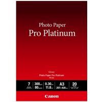 Canon PT101-A3-20 Pro Platinum Super High Glossy 300 gsm 20 Sheets A3