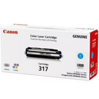 Canon CART317C Cyan Toner 4000 Pages - Genuine