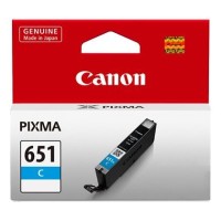 Canon CLI651COCN Cyan Ink Cartridge 330 Pages - Genuine