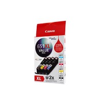 Canon CLI651XLVP Ink Cartridge Value Pack 750 Pages x 4 - Genuine