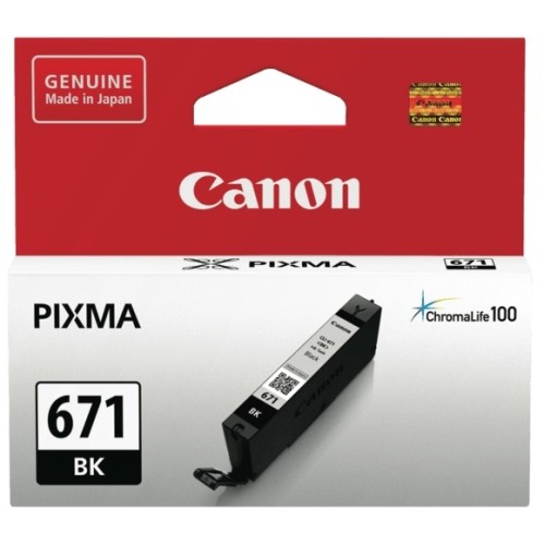 Canon CLI671BK Black Ink Cartridge - Genuine Canon CLI671BK Black Ink Cartridge - Genuine