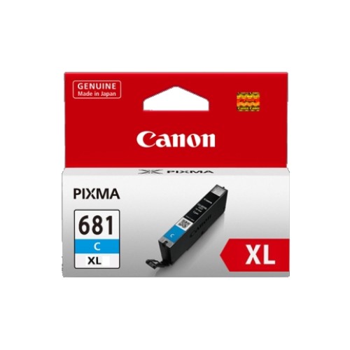 Canon CLI681XLC Cyan Ink Cartridge 515 Pages - Genuine Canon CLI681XLC Cyan Ink Cartridge 515 Pages - Genuine