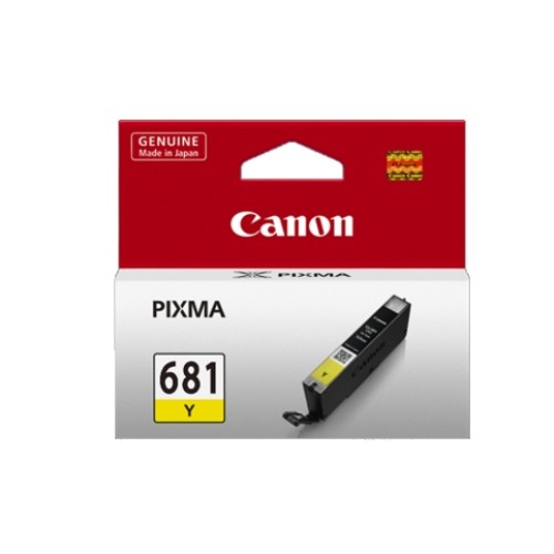Canon CLI681Y Yellow Ink Cartridge 250 Pages - Genuine Canon CLI681Y Yellow Ink Cartridge 250 Pages - Genuine