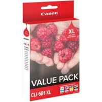 Canon CLI681XLVP Black and Colour Value Pack 500 Pages - Genuine