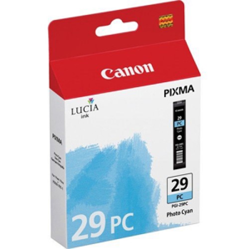 Canon PGI29PC Photo Cyan Ink Catridge - Genuine Canon PGI29PC Photo Cyan Ink Catridge - Genuine